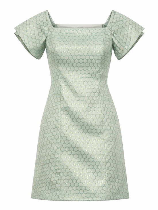 Laundry By Shelli Segal Dresses & Skirts - ✨ Laundry by Shelli Segal Metallic Polka Dot Shift Dress – Size 4 ✨